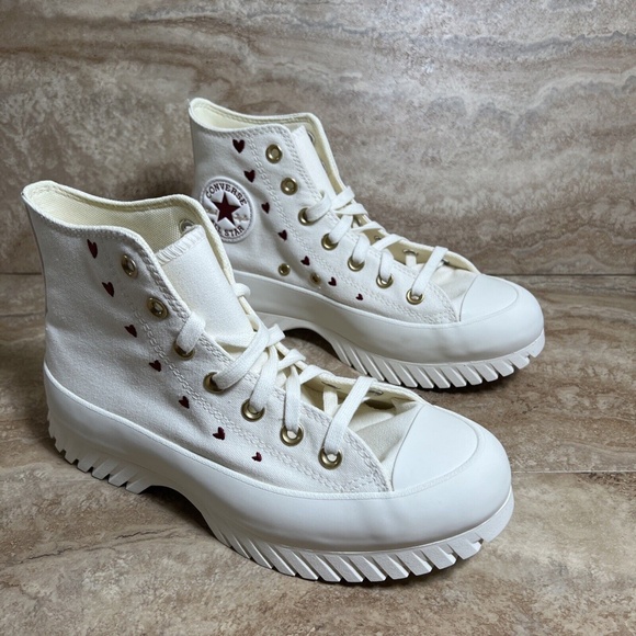 Converse Chuck Taylor All Star Lugged 2.0 Platform High 'Valentine's Day - Picture 5 of 5